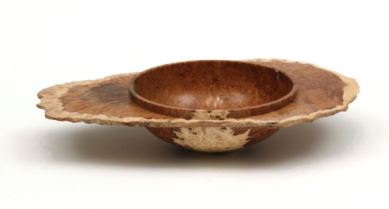 Mallee burr natural edge bowl by Paul Hannaby Creative Woodturning