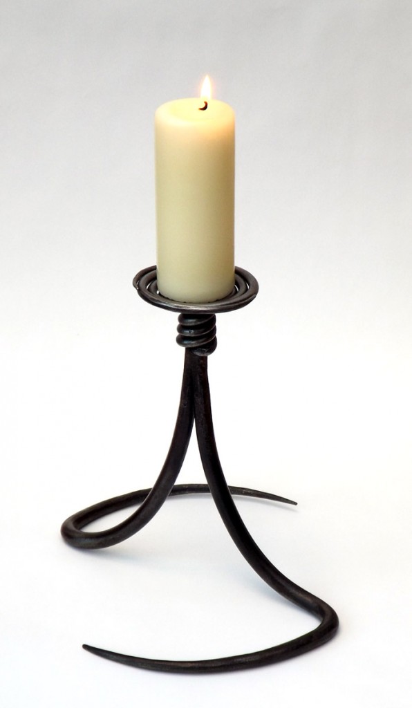 Spiral Top Candlestick by Chris Hughes