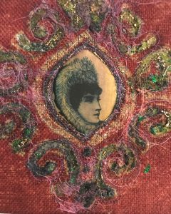 Sally Hutson Stitched textiles